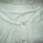 Jeanne Engelhart FLAX Green Linen Skirted Button Tunic Top Shirt Generous