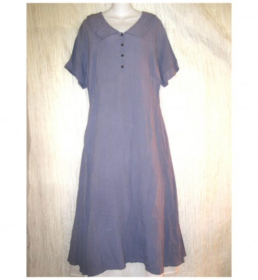 R-Clan by Jeanne Engehart Cornflower Very Vintage Dress Flax Medium M