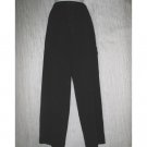 ST. JOHN Sport by Marie Gray Black Santana Knit Drawstring Pants Small S