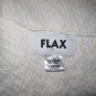 FLAX White Puckered Cotton Wrap Tunic Top Cardigan Jacket Large L