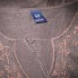 GAP Brown Linen Knit Pullover Sweater Tunic Top Large L
