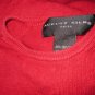 August Silk Soft Red Knit Pullover Sweater Top Small S