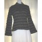 BASIK German Boutique Striped Wool Pullover Sweater Medium M