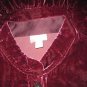 J. Jill Soft Shapely Burgundy Silk Velvet Button Shirt Tunic Top X-Small XS