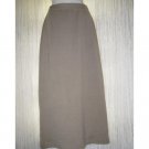 EILEEN FISHER Long Camel Merino Wool Knit Skirt Small S