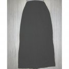 PATINA Boutique Long Shapely Black Textured Skirt Medium M