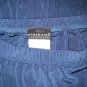 Citiknits Long Loose Slinky Jewel Blue Traveler Knit Skirt Large L
