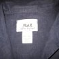 Jeanne Engelhart FLAX Blue Linen Blazer Jacket Small S