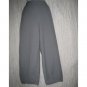 FLAX Blue Gray Textured Cotton Floods Pants Jeanne Engelhart Medium