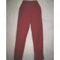 Jeanne Engelhart FLAX Red LINEN Cotton Pants Petite P