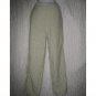 Willow Boutique Striped Long Shapely Linen Pants Medium M
