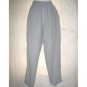 J. Jill Long Blue Gray Linen Pants Medium M
