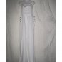 Chadwick's White Linen Overalls Floods Pants 14P Large Petite