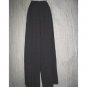 Jeanne Engelhart FLAX Textured Purple Linen Blend Flood Pants Large L
