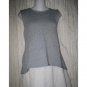 Jeanne Engelhart FLAX Blue Gray Sweater Tank Medium Large M L