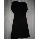 Citiknits Slinky Black Acetate Knit Travelers Dress Size 18