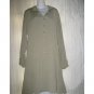 FLAX by Jeanne Engelhart Long Shapely Beige Duster Jacket Medium M