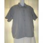 Jeanne Engelhart FLAX Natural Linen Button Shirt Tunic Top Petite P