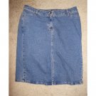 LIZ LANGE MATERNITY Denim Maternity Skirt Size 10