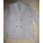 HERMAN KAY Herringbone Wool Car Coat Size 8 ~~ FREE SHIPPING ~~