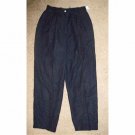 NEW Black ANN TAYLOR Fully Lined Linen Slacks Size 6