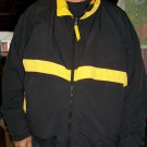 Black and Gold Reversible Big Mans Nylon Jacket 4XL