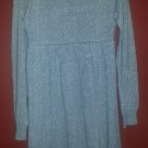 THE CHILDREN’S PLACE Sparkly Silver Gray Dress Girls Size 10 (#990)