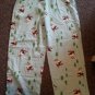 ALLISON RHEA Blue Penguin Flannel Sleep Pants Ladies LARGE (#1007)