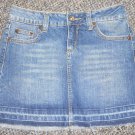 Stretch Denim Mini Skirt Juniors Size 1