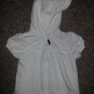 CARTER’S White Hooded Bathing Suit Cover Up Robe Girls Size 18 months