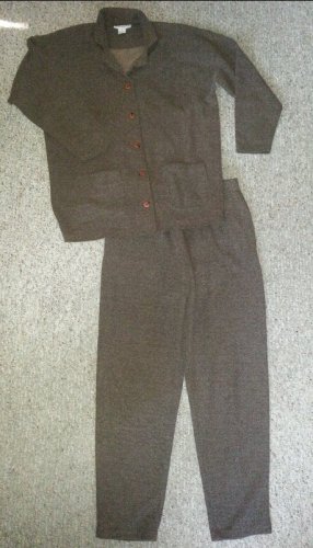 METRO 212 Brown Pant Set Ladies LARGE