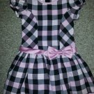 ASHLEY ANN Pink and Black Plaid Fancy Dress Girls Size 4T