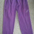 MAINSTREET BLUES Purple Corduroy Pants Womans Plus Size 30W