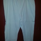 AVENUE White Denim Leggings Jeans Womans Plus Size 32W