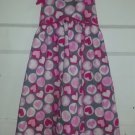 PENELOPE MACK Pink and Gray Heart Print Sundress Girls Size 8