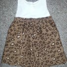 HEALTHTEX Ribbed Animal Print Tank Dress Girls Size 18 months