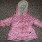 Hooded Pink OSH KOSH Winter Jacket Parka Girls Size 12 months