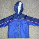 WEATHER TAMER Navy Blue Hooded Nylon Jacket Boys Size 24 months