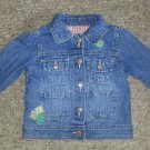 OSH KOSH Patchwork Denim Jacket Girls Size 18 months
