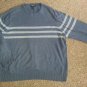 CHEROKEE Blue Striped Long Sleeved Pullover Mens Size XL