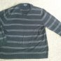 CHEROKEE Black Striped Long Sleeved Pullover Mens Size XL