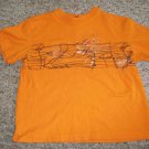 Orange HALLOWEEN Top with Spiders Boys Size 4-5