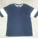 GAP KIDS Navy Blue Henley Short Sleeved Top L Boys Size 10