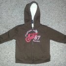 FADED GLORY Fleece Line Hooded HIGHSPEED RACER Jacket Boys 18 months