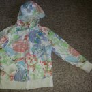 OLD NAVY Skull Print Zip Front Hooded Jacket Boys Size 6-7 SMALL