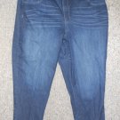 FADED GLORY Stretch Straight Leg Denim Jeans Womans Plus Size 24W