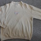 CUFFY’S Yellow Sweatshirt Style Long Sleeved Top Womans XLARGE