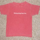 Red WICKED BIG SOX FAN Tee Unisex XXS Size 2-3