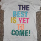 CIRCO White Short Sleeve The Best is Yet to Come Top Girls Size 2T