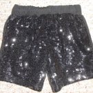 GIA MIA DANCE Black Sequined Shorts Girls Size 2T
